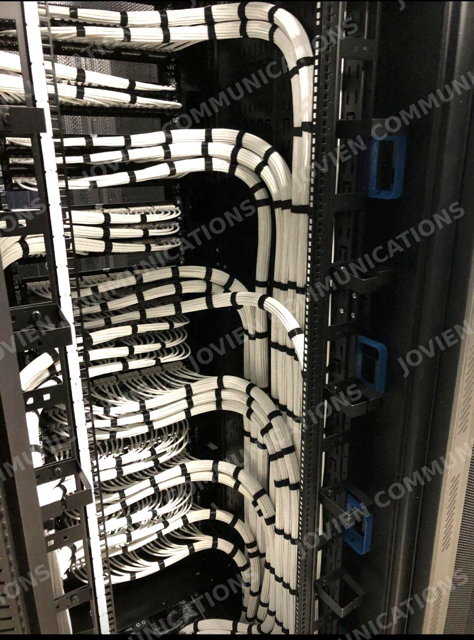 Cable management, Jovien installation