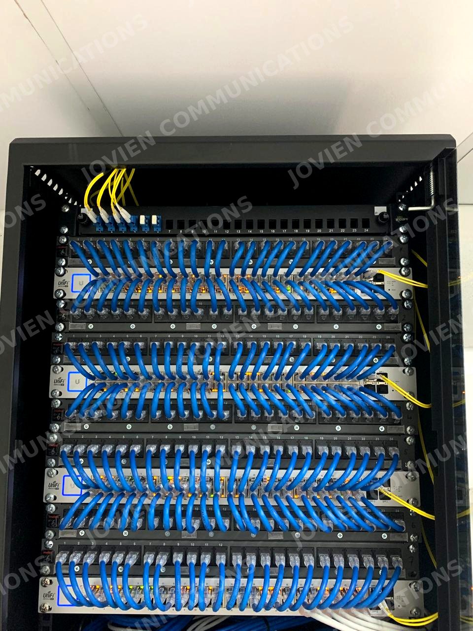 UniFi combed patching, Jovien installation